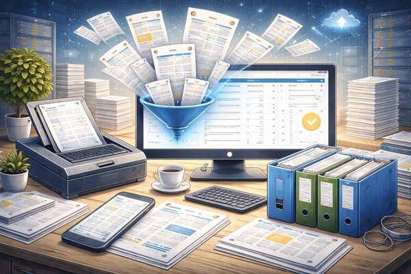 Распознавание документов в 1С: сканы, фото и архивы в цифровом бухгалтерском процессе